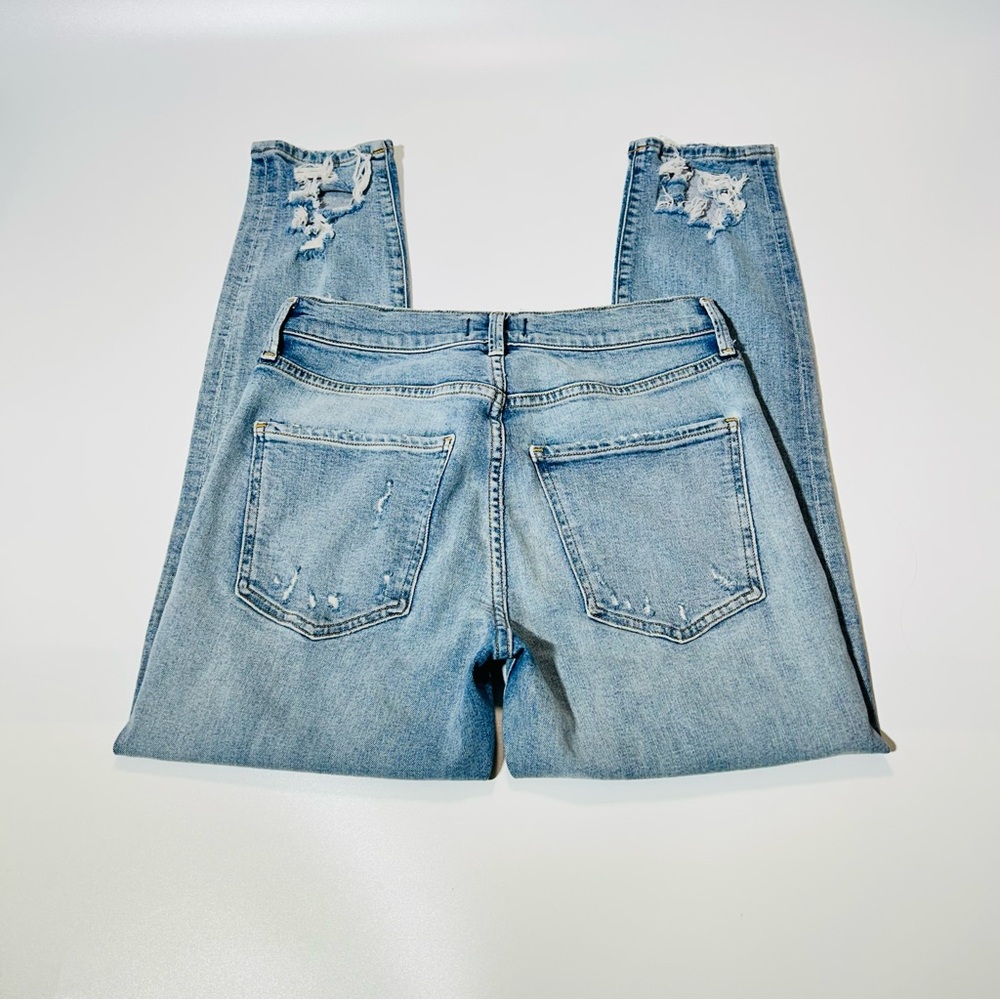 Agolde jeans Sophie Crop jeans A018C-812 distressed ankle crop women size 26 - Picture 2 of 10